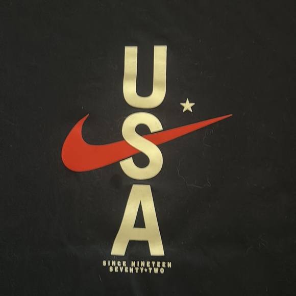 Nike Team USA Dri-Fit Navy T-Shirt, X-Large - Picture 2 of 5